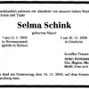 Mayer Selma 1909-2000 Todesanzeige